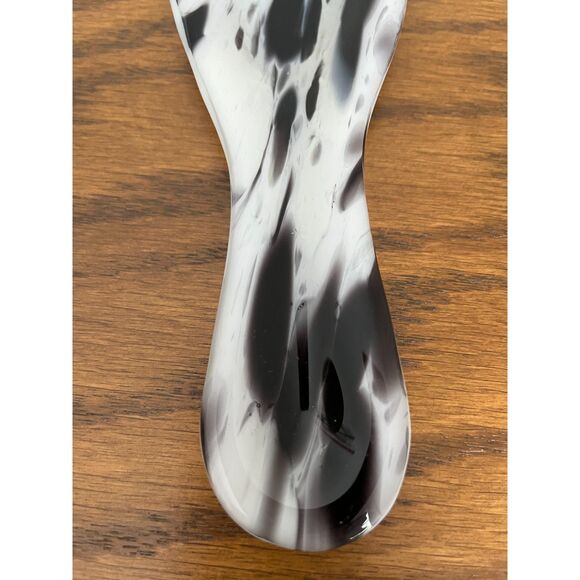 Handmade Spoon Rest - Black and White - Picture 4 of 4
